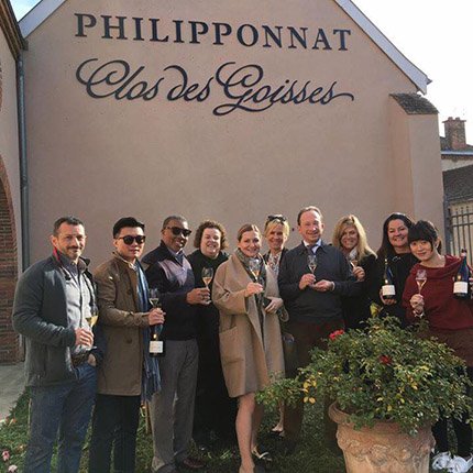 At Champagne Philipponnat with Charles Philipponnat